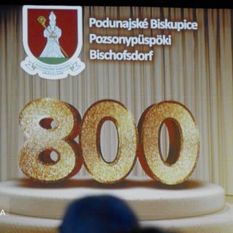 800. výročie Podunajské Biskupice - Slávnostná akadémia 1