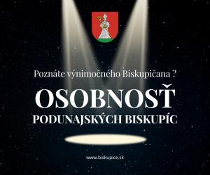 Osobnosť Podunajských Biskupíc